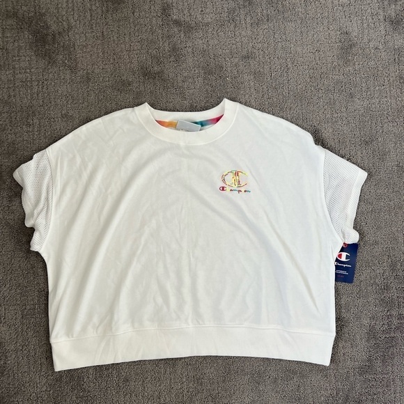 Champion Boxy White Tee - Picture 1 of 5